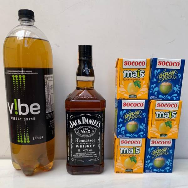Combo Jack Daniel’s + Vibe – Acompanha 1 Vibe + Gelos