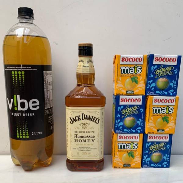Combo Jack Daniel’s Honey + Vibe 2L + Gelos