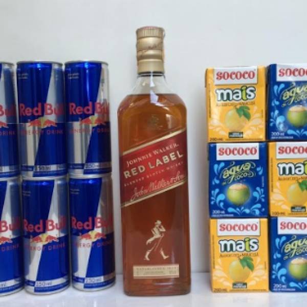 Combo Red Label + Red Bull