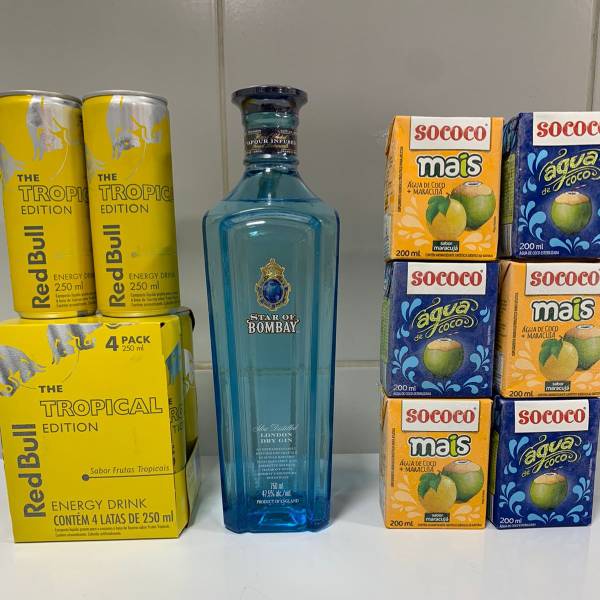 Combo Gin Bombay Star of Bombay + Red Bull