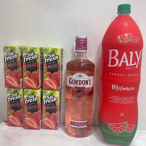 Combo Gin Gordon’s Pink + Bally