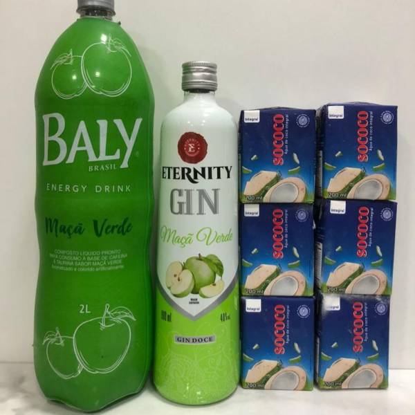 Combo Gin Eternity Maçã Verde + Bally
